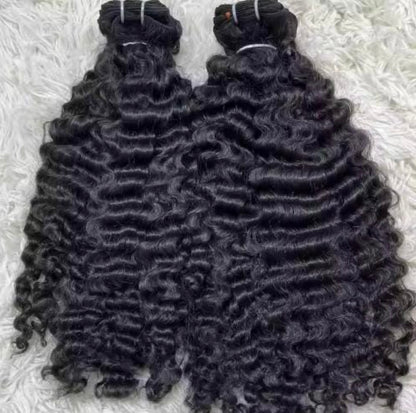Effn Good Burmese Curly Brazilian 100% Virgin Hair Bundles 14-28''