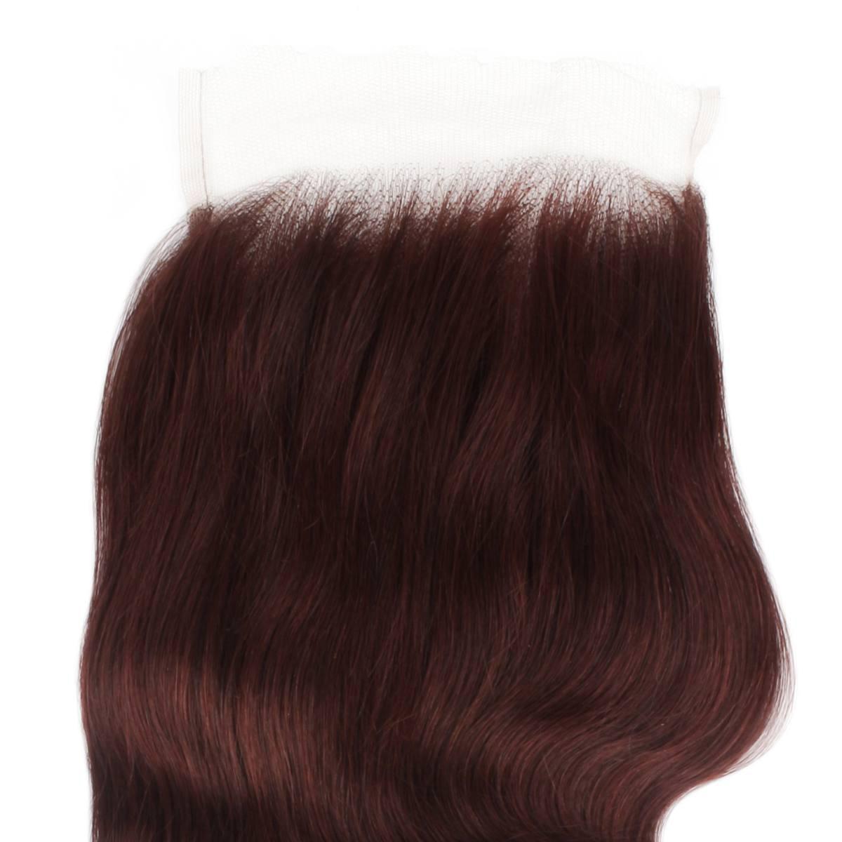 Burgundy Body Wave 5x5 HD Closure