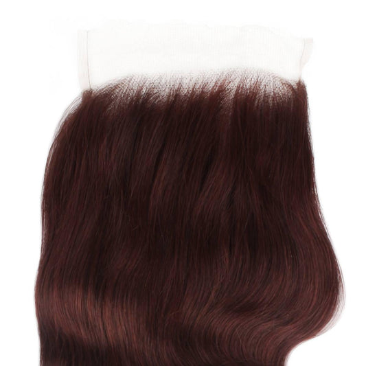 Burgundy Body Wave 5x5 HD Closure