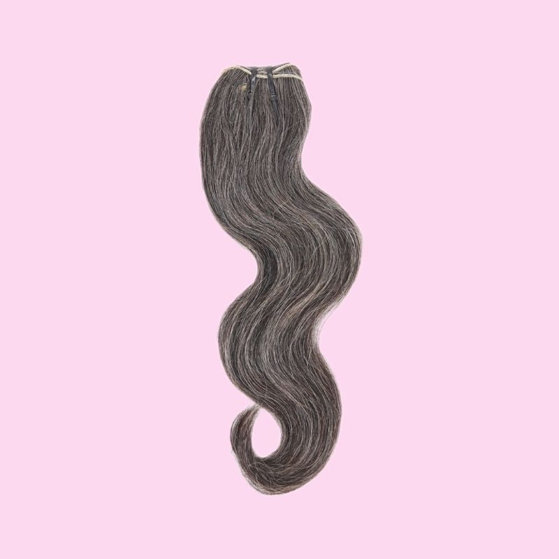 Vietnamese Natural Gray Hair Extentions