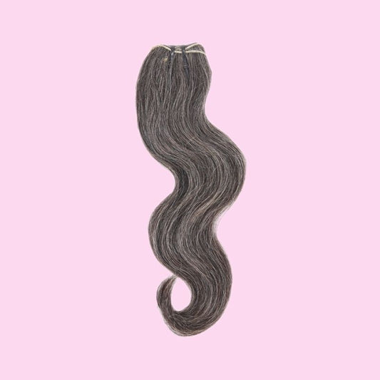Vietnamese Natural Gray Hair Extentions