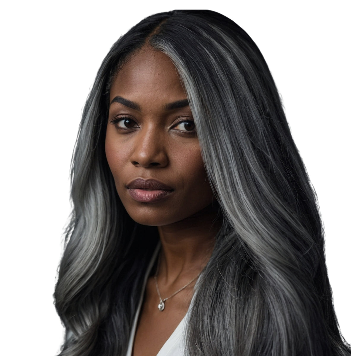 Vietnamese Natural Gray Hair Extentions